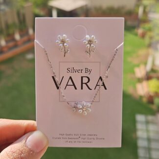 925 silver necklace set