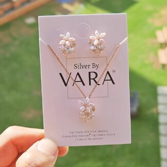 Rose Gold Necklace Set