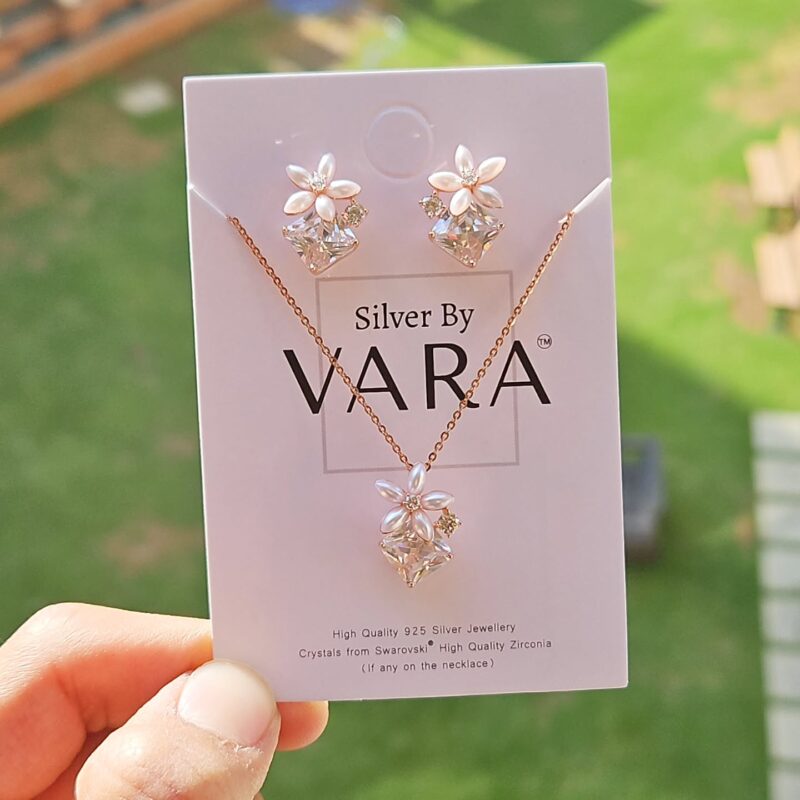Rose Gold Necklace Set
