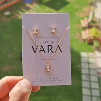 Rose Gold Necklace Set