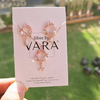 Rose Gold Necklace Set