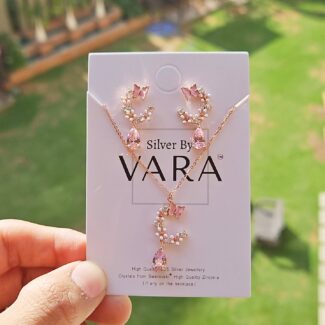 Rose Gold Necklace Set